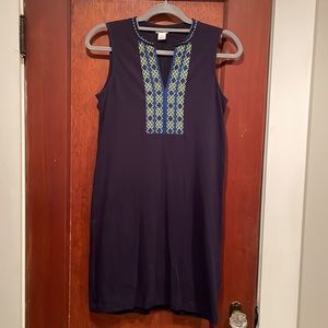 J.Crew Navy Blue Sleeveless Dress XXS